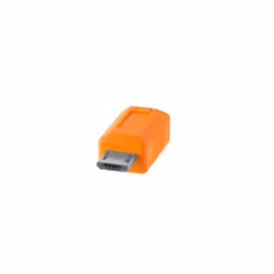 Tether Tools CUC2515-ORG câble USB 4,6 m USB 2.0 USB C Micro-USB B Orange - Vue supplémentaire 4