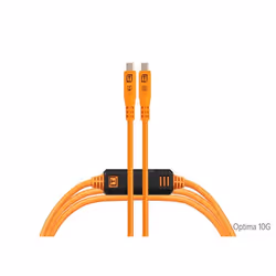 TETHER TOOLS Câble USB-C vers USB-C coudé 90° TetherPro Optima 10Gbps CUC15RTG2 - Orange 4.60m