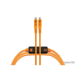 TETHER TOOLS Câble USB-C vers USB-C coudé 90° TetherPro Optima 10Gbps CUC15RTG2 - Orange 4.60m