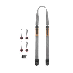 Peak Design L-AS-3 sangle Caméra Numérique Aluminium, Cuir, Nylon Gris