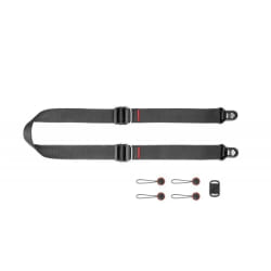 Peak Design SLL-BK-3 sangle Caméra Numérique Aluminium, Nylon Noir