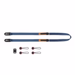 Peak Design Leash, Caméra Numérique, Cuir, Nylon, Bleu, 145 cm, 83 cm, 19 mm