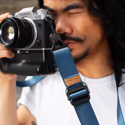 Peak Design Slide Lite sangle Caméra Numérique Cuir, Nylon Bleu - Vue supplémentaire 4