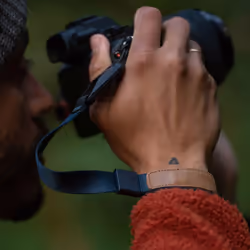 Peak Design Cuff sangle Caméra Numérique Cuir, Nylon Bleu