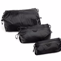 Peak Design Ultralight Packing Cube Bundle, Ensemble de cube d’emballage, Noir, Nylon, 3 pièce(s)