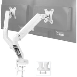 Support double écran blanc à bras pneumatique STAND-V102OW de VIVO