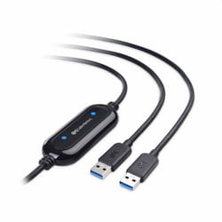 Câble de transfert de données - Cable Matters - 202067-BLK-2m - USB 3.0 - 5 Gbit/s - PC vers PC