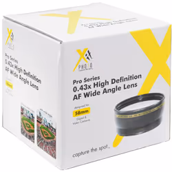 Xit XT58WAB lentille et filtre d'appareil photo SLR Objectif large Noir