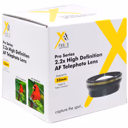 Xit XT2X52 lentille et filtre d'appareil photo SLR Téléobjectif Noir