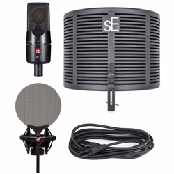 sE Electronics X1 S Studio Bundle Noir Microphone de studio
