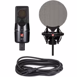 sE Electronics X1 S Vocal Pack Noir Microphone de studio