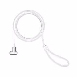 Compulocks CL15W, Clé ronde, Argent, Blanc