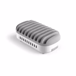 Compulocks 10PUSBDKS-UK, Autonome, Gris, Blanc, Contact, 2,4 A, 100 - 240 V, 2 A