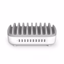 Compulocks 10PUSBDKS-UK Organiseur de station de chargement Autonome Gris, Blanc - Vue supplémentaire 4