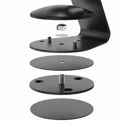 Compulocks SWBB, Adaptateur, Titulaire, Noir, Core Stand, 136,078 g