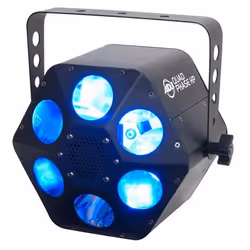 Adj QUAD PHASE HP Adapté à une utilisation à l'intérieur Projecteur Disco Noir