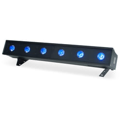 Adj ULTRA HEX BAR 6 Adapté à une utilisation à l'intérieur Noir