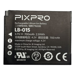 Kodak LB015 batterie de caméra/caméscope Lithium-Ion (Li-Ion) 700 mAh