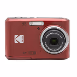 Kodak PIXPRO FZ45, 16 MP, 4608 x 3456 pixels, CMOS, 4x, Full HD, Rouge