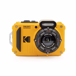 Kodak PIXPRO WPZ2, 16,76 MP, 4608 x 3456 pixels, BSI CMOS, 4x, Full HD, Jaune