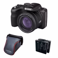 KODAK Pixpro Astro Zoom AZ426 Pack Appareil + Housse + 2 batteries - Appareil Photo Numérique Bridge 20 MP Vidéo Full HD - No ...