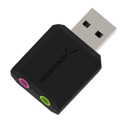 Sabrent AU-MMSA carte et adaptateur d'interfaces 3, 5 mm