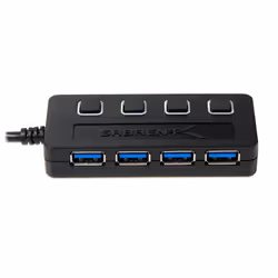 Sabrent HB-UM43 hub & concentrateur 5000 Mbit/s Noir