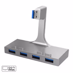 Sabrent HB-IMCU hub & concentrateur USB 3.2 Gen 1 (3.1 Gen 1) Type-A 5000 Mbit/s Argent
