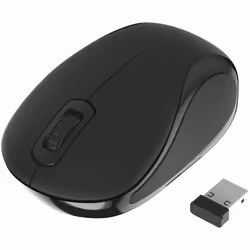 Sabrent MS-WSML, Ambidextre, Optique, RF sans fil, 1200 DPI, Noir