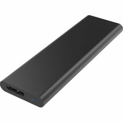 Sabrent EC-M2MC Boîtier de disques de stockage Enceinte ssd Noir M.2