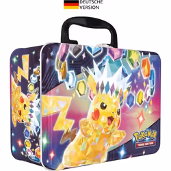 Boîte de collection - Pokémon - 2024 - Métal - 3 cartes holographiques - 6 boosters JCC