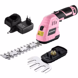 【Sécateur Electrique sans Fil 2 en 1】Lame de taille-herbes de 130 mm (largeur), lame de sculpte-haies de 190 mm (longueur). L ...