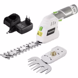 【Sécateur Electrique sans Fil 2 en 1】Lame de taille-herbes de 130 mm (largeur), lame de sculpte-haies de 190 mm (longueur). L ...
