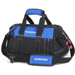 Sac à Outils avec Grande Capacité et Fond Dur Sac Porte-outil 40 cm - Workpro