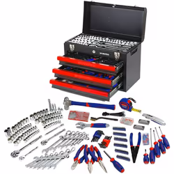 Description générale Cette boîte à outils comprend 408 pièces essentielles, parfaite pour les amateurs comme pour les profess ...
