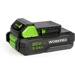 Batterie au Lithium 20 v 2.0 Ah, sans Effet Mémoire, Compatible avec Les Produits Pratique et Compacte - Workpro
