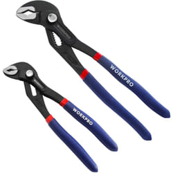 Workpro - Jeu de Pinces Multiprises Réglable Serrage Rapide Pince 2 Pièces 180 et 250mm