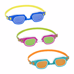 Bestway Lunettes de natation Aquanaut Essential à partir de 7 ans, Unisexe, Couleurs assorties, Silicone, Couleurs assorties, ...