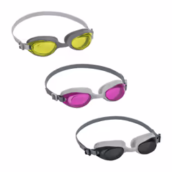 Bestway Lunettes de natation Resurge Adultes à partir de 14 ans, Unisexe, Gris, Silicone, Couleurs assorties, Polycarbonate,  ...