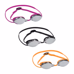 Bestway Lunettes de natation Elite Blast Pro pour adultes dès 14 ans, Unisexe, Couleurs assorties, Silicone, Miroir, Polycarb ...