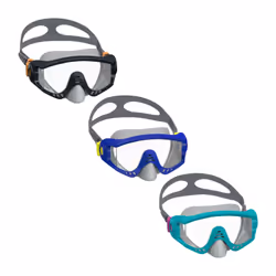 Bestway Masque Spark Wave Adultes dès 14 ans, Adulte, Demi-masque, Plongée en apnée, Polycarbonate, Polycarbonate, Couleurs a ...