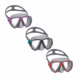 Bestway Masque Dominator Adultes dès 14 ans, Adulte, Demi-masque, Plongée en apnée, Polycarbonate, Polycarbonate, Couleurs as ...