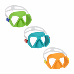 Bestway Masque Dominator Essential pour les jeunes de 7 ans et plus, Enfant, Demi-masque, Plongée en apnée, Polycarbonate, Po ...