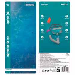 Bestway Masque et tuba Spark Wave Adultes dès 14 ans - Vue supplémentaire 28