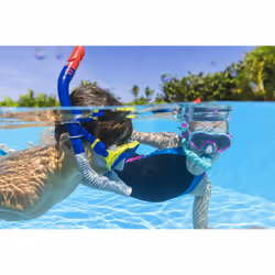 Bestway Masque et tuba Crusader pour jeunes enfants dès 7 ans - Vue supplémentaire 24