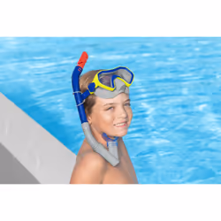 Bestway Masque et tuba Crusader pour jeunes enfants dès 7 ans - Vue supplémentaire 27