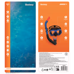 Bestway Masque et tuba Dominator pour jeunes enfants dès 7 ans - Vue supplémentaire 32