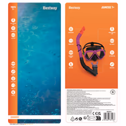 Bestway Masque et tuba Dominator pour jeunes enfants dès 7 ans - Vue supplémentaire 34