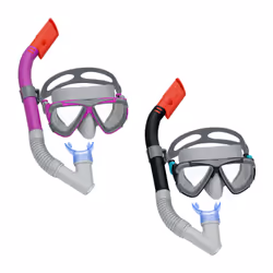 Bestway Masque et tuba Dominator Adultes dès 14 ans, Adulte, Demi-masque, Plongée avec tuba, Polycarbonate, Polycarbonate, Co ...