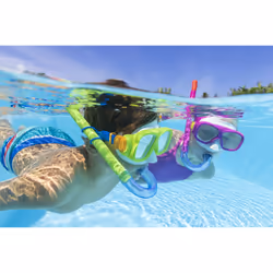 Bestway Masque et tuba de snorkeling Explora Essential pour les jeunes de 7 ans et plus - Vue supplémentaire 23